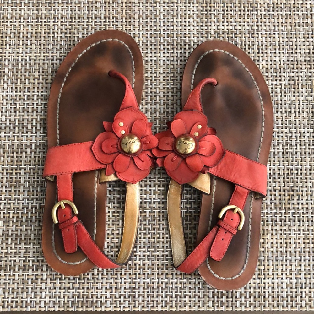 Coach Poppy Sandals Size 7